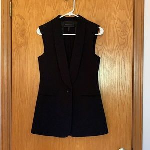 BCBG Max Azria Black Vest Blazer